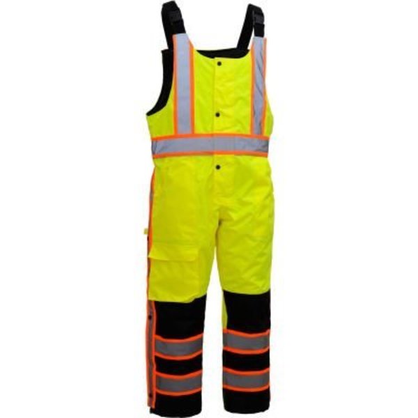 Gss Safety GSS Safety Class E Premium Two Tone Poly-Filled Winter Insulated Bibs w/Multi Pockets-2XL/3XL 8701-2XL/3XL
